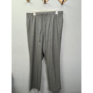 New York & Company Sweatpants Womens Large‎ Gray pink striped Casual Comfort